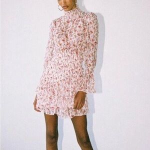 Princess Polly High Neck Floral Dress